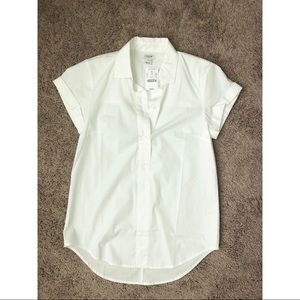 NWT J Crew half button down